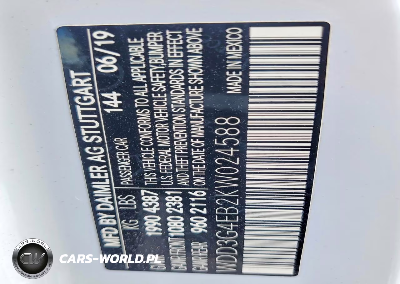 2019 Mercedes-Benz A 220 VIN:WDD3G4EB2KW024588 - 13