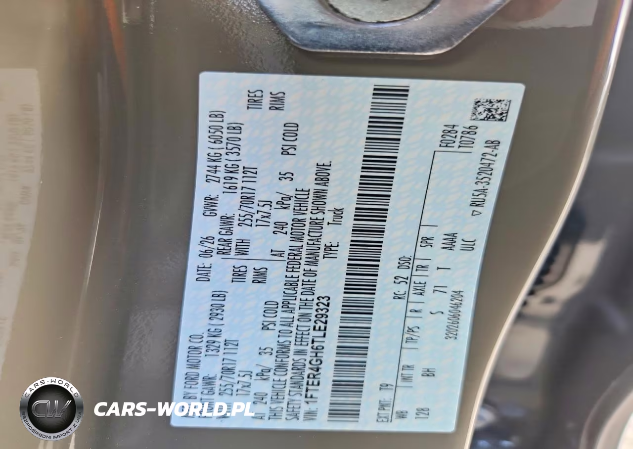 2026 Ford Ranger Xlt VIN:1FTER4GH6TLE29323 - 13