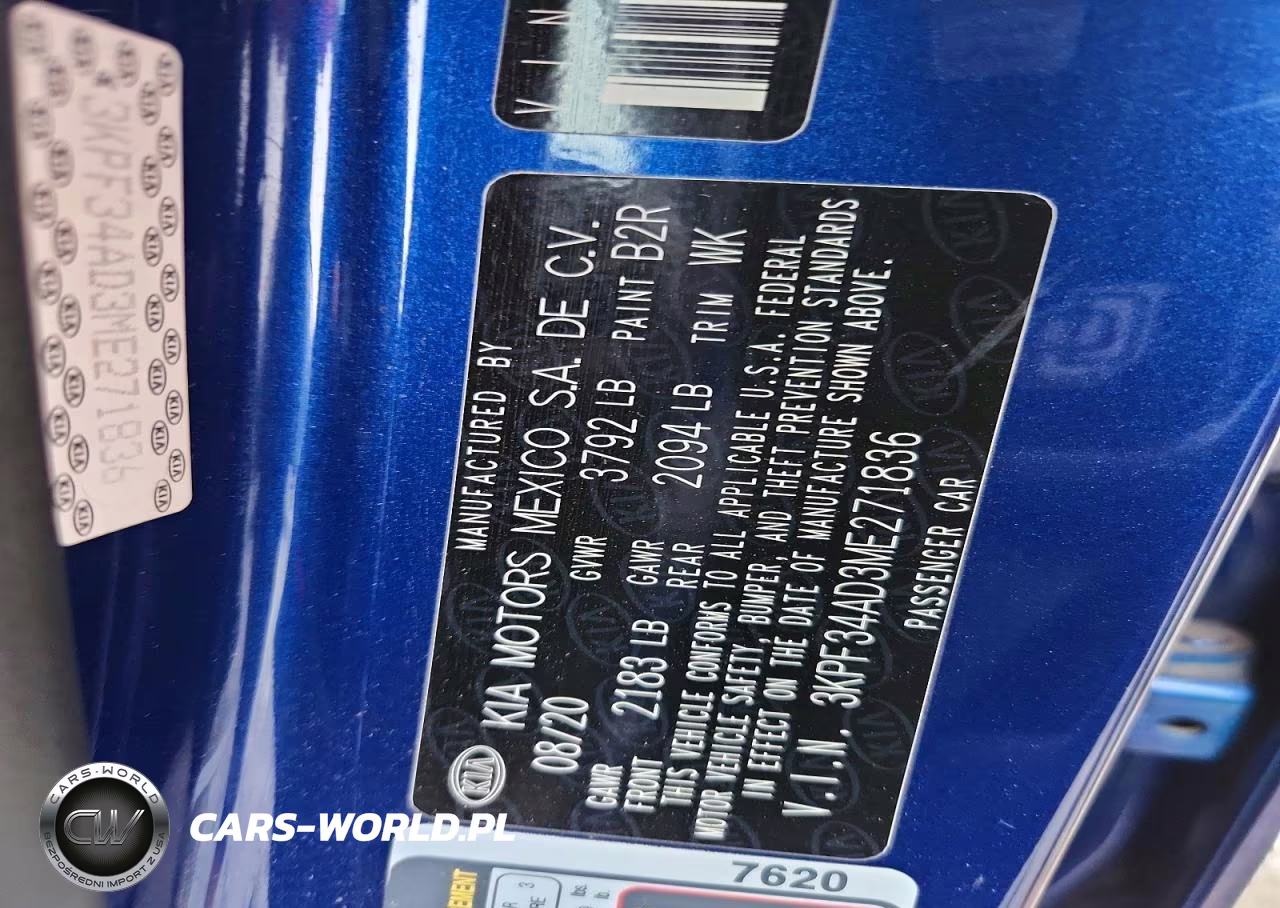 2021 Kia Forte Gt Line VIN:3KPF34AD3ME271836 - 12