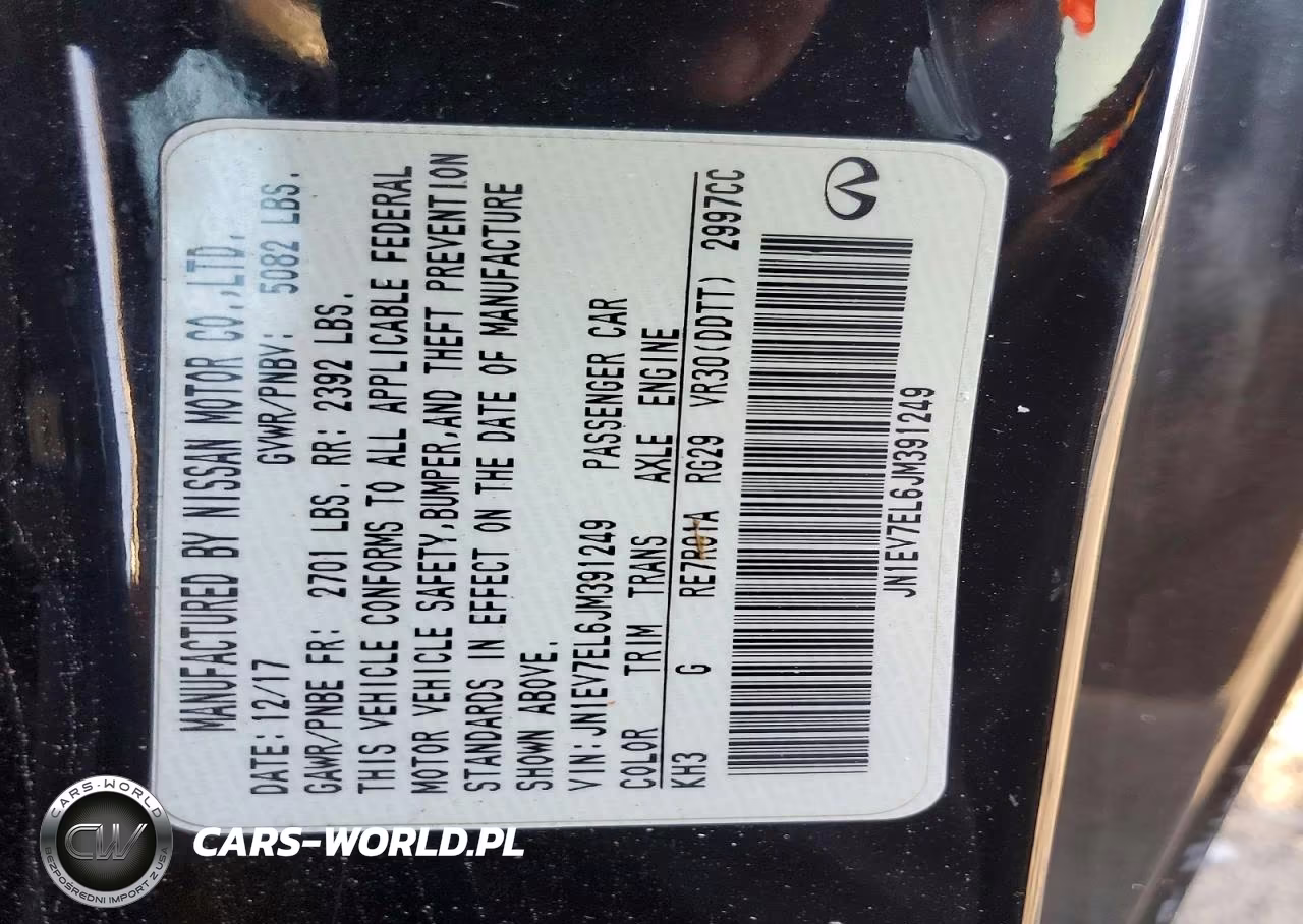 2018 Infiniti Q60 3.0T Luxe VIN:JN1EV7EL6JM391249 - 13