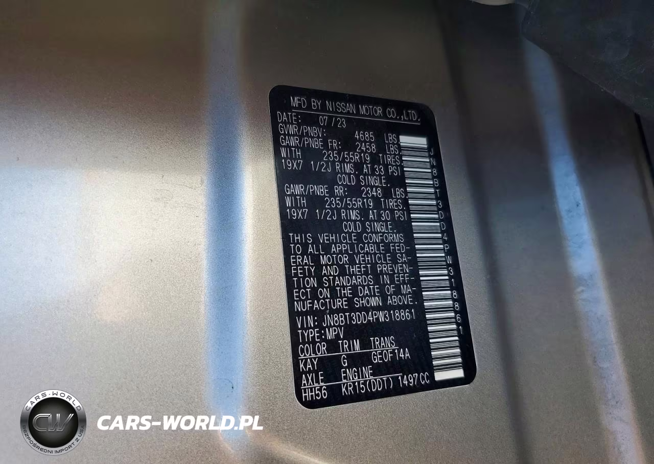 2023 Nissan Rogue Platinum VIN:JN8BT3DD4PW318861 - 13