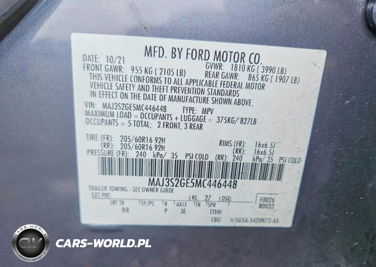 2021 Ford Ecosport Se VIN:MAJ3S2GE5MC446448 - 13