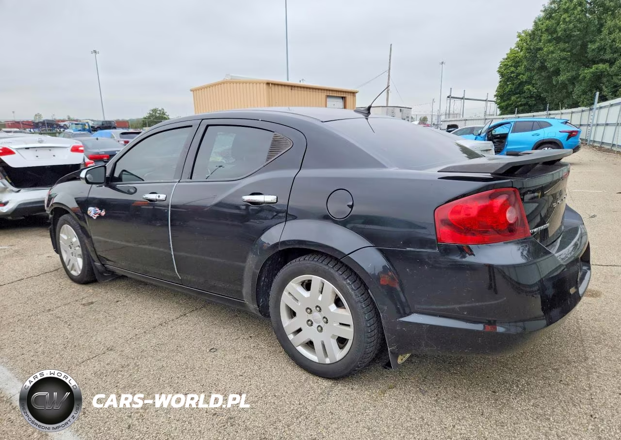 2013 Dodge Avenger Se VIN:1C3CDZAB9DN603824 - 2