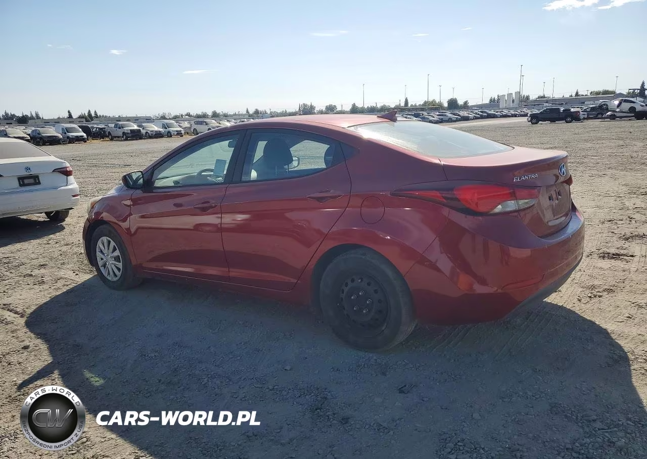 2016 Hyundai Elantra Se VIN:5NPDH4AE7GH697661 - 2