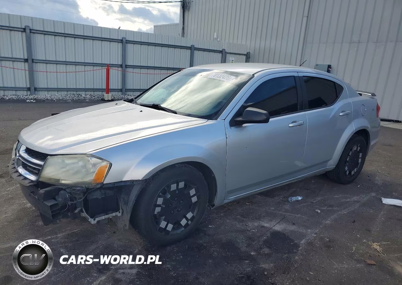 2012 Dodge Avenger Se VIN:1C3CDZAB0CN136257 - 1