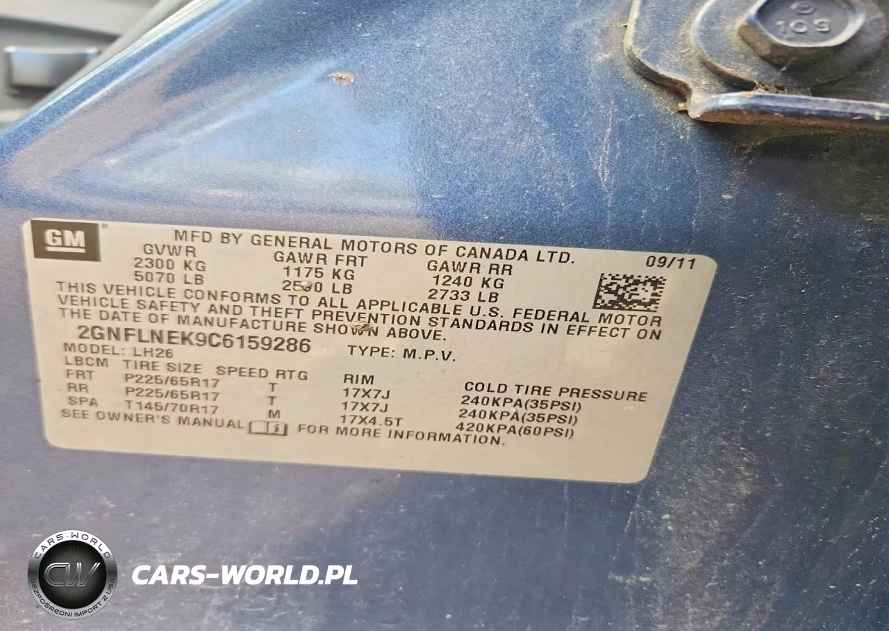 2012 Chevrolet Equinox Lt VIN:2GNFLNEK9C6159286 - 13