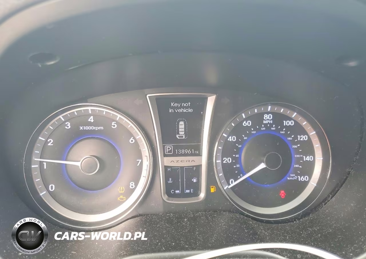 2013 Hyundai Azera Base VIN:KMHFH4JG7DA248554 - 9