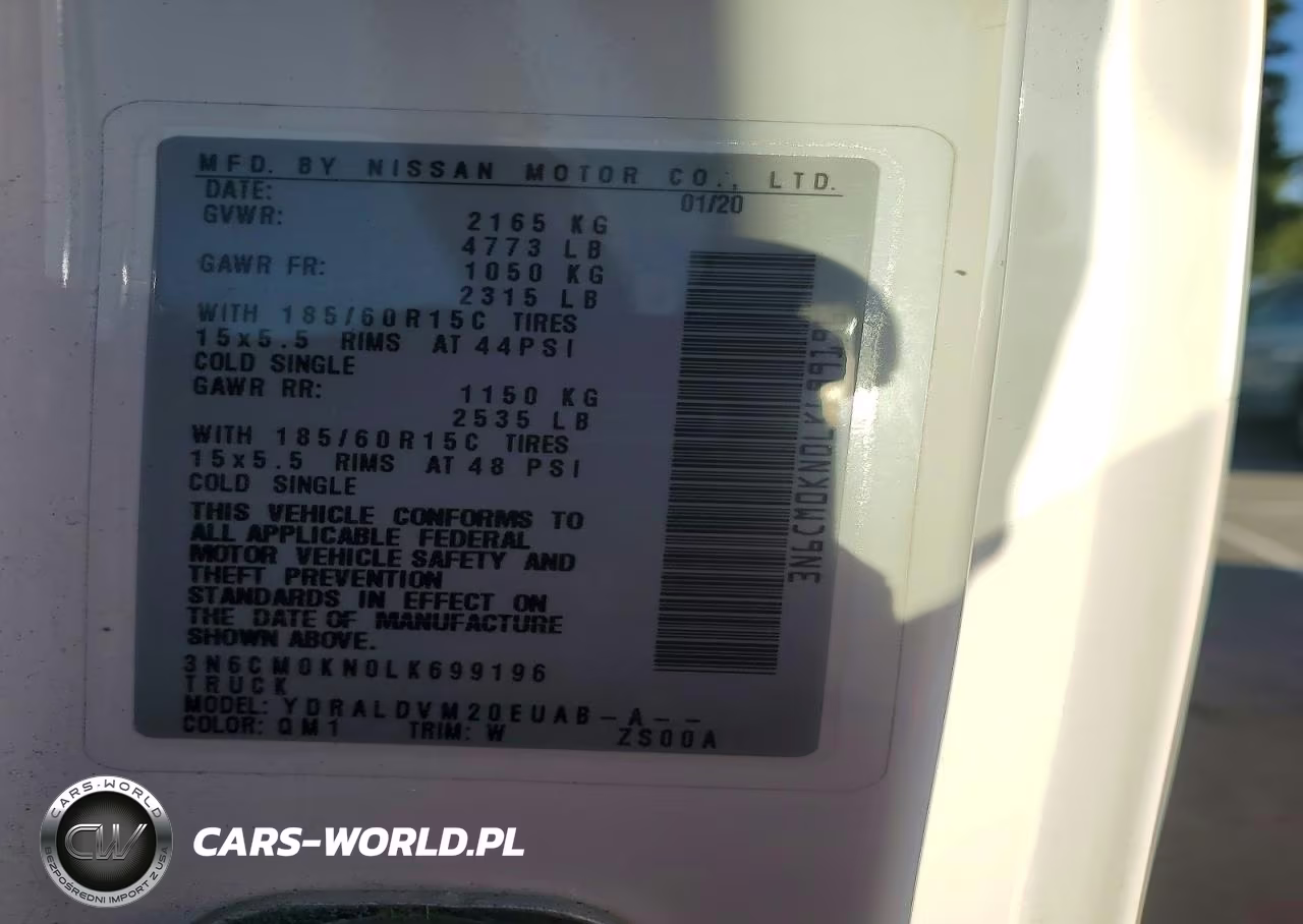 2020 Nissan Nv200 Delivery Van VIN:3N6CM0KN0LK699196 - 14