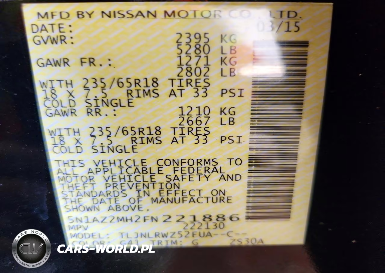 2015 Nissan Murano Sl VIN:5N1AZ2MH2FN221886 - 12