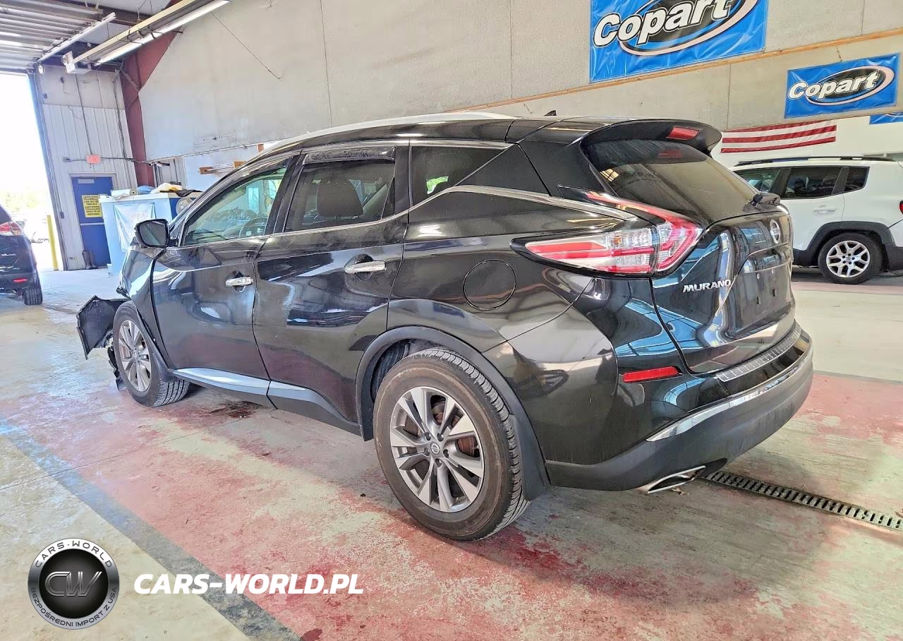 2015 Nissan Murano Sl VIN:5N1AZ2MH2FN221886 - 2
