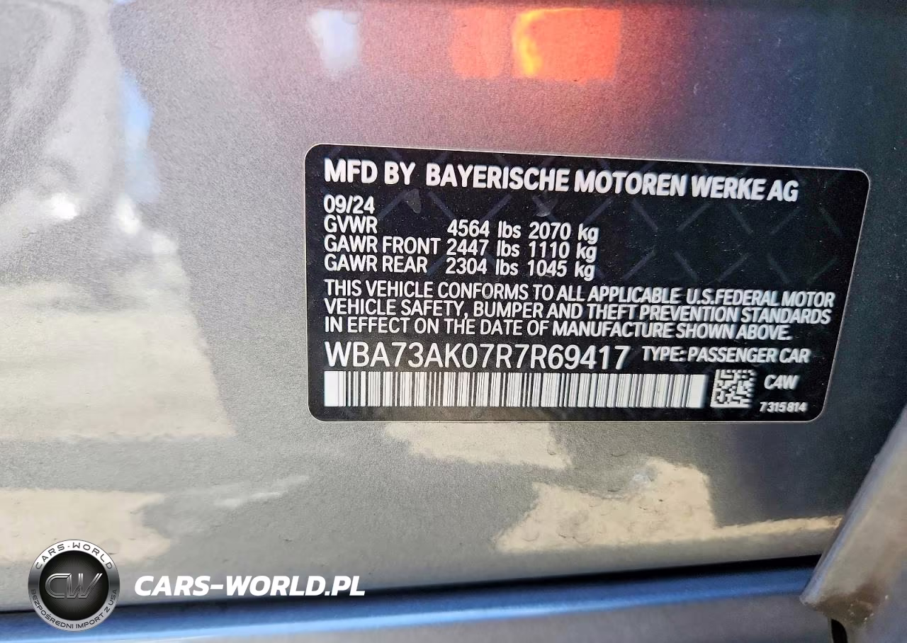2024 BMW 228Xi VIN:WBA73AK07R7R69417 - 12