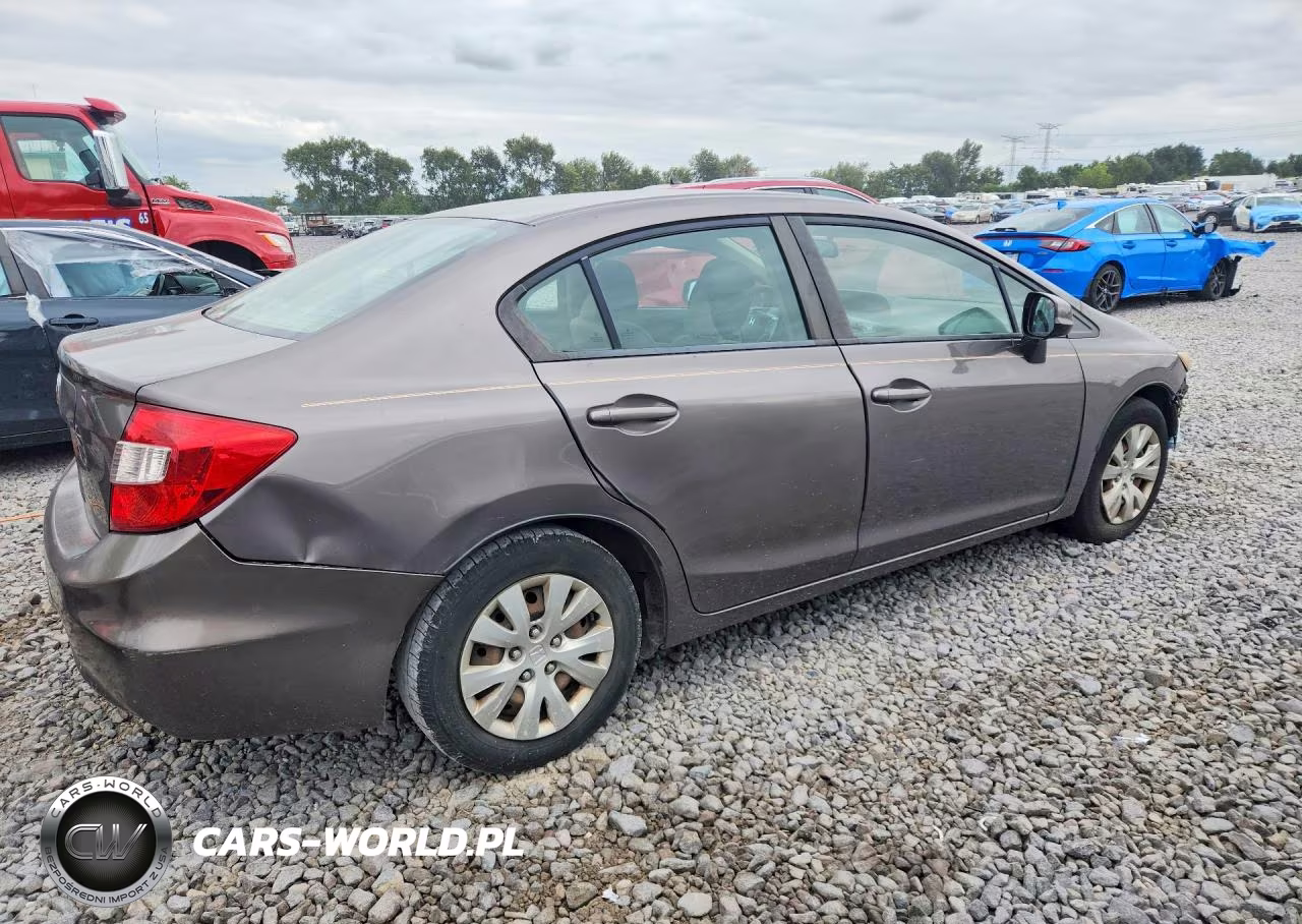 2012 Honda Civic VIN:19XFB2F50CE375076 - 3