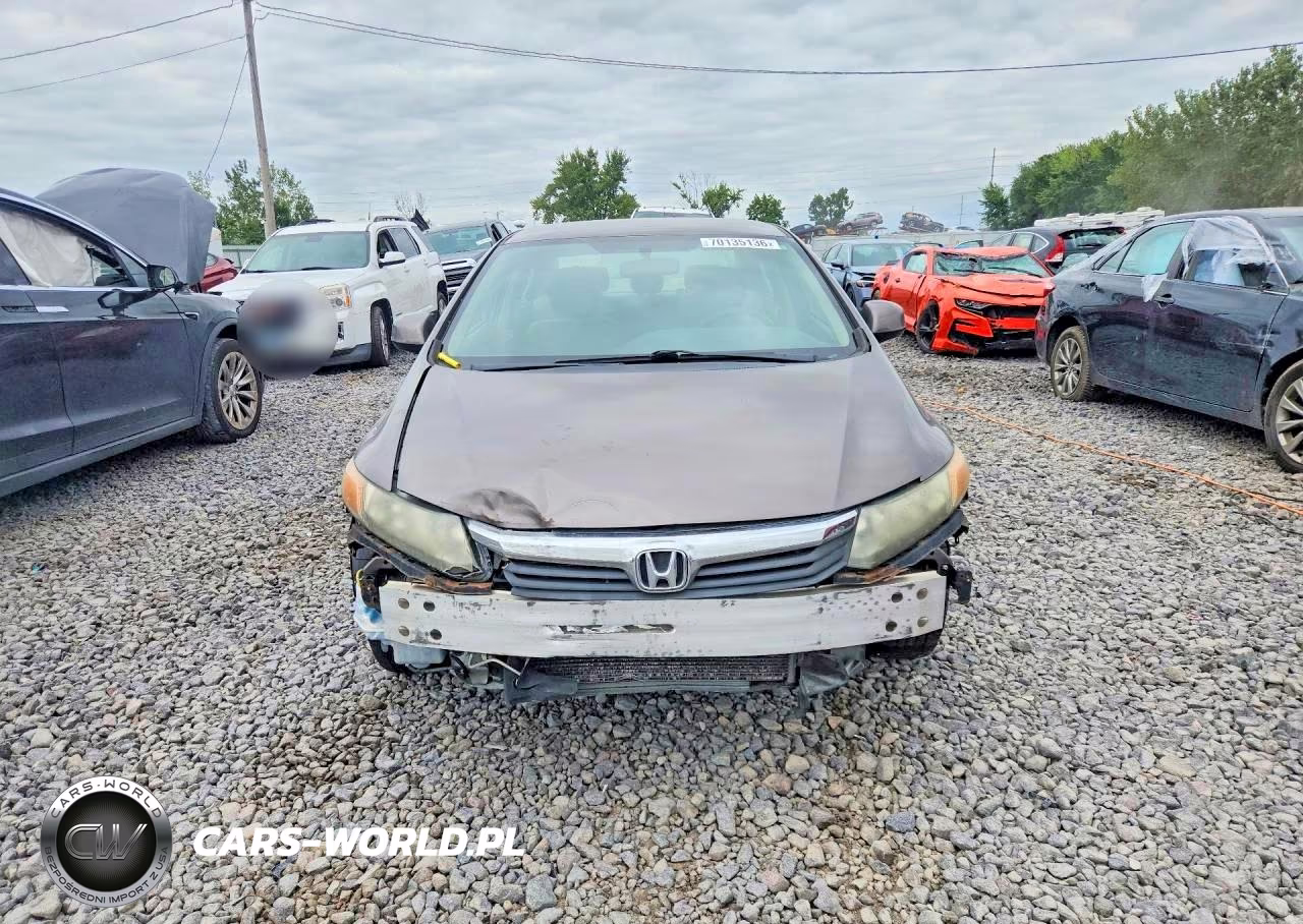 2012 Honda Civic VIN:19XFB2F50CE375076 - 5