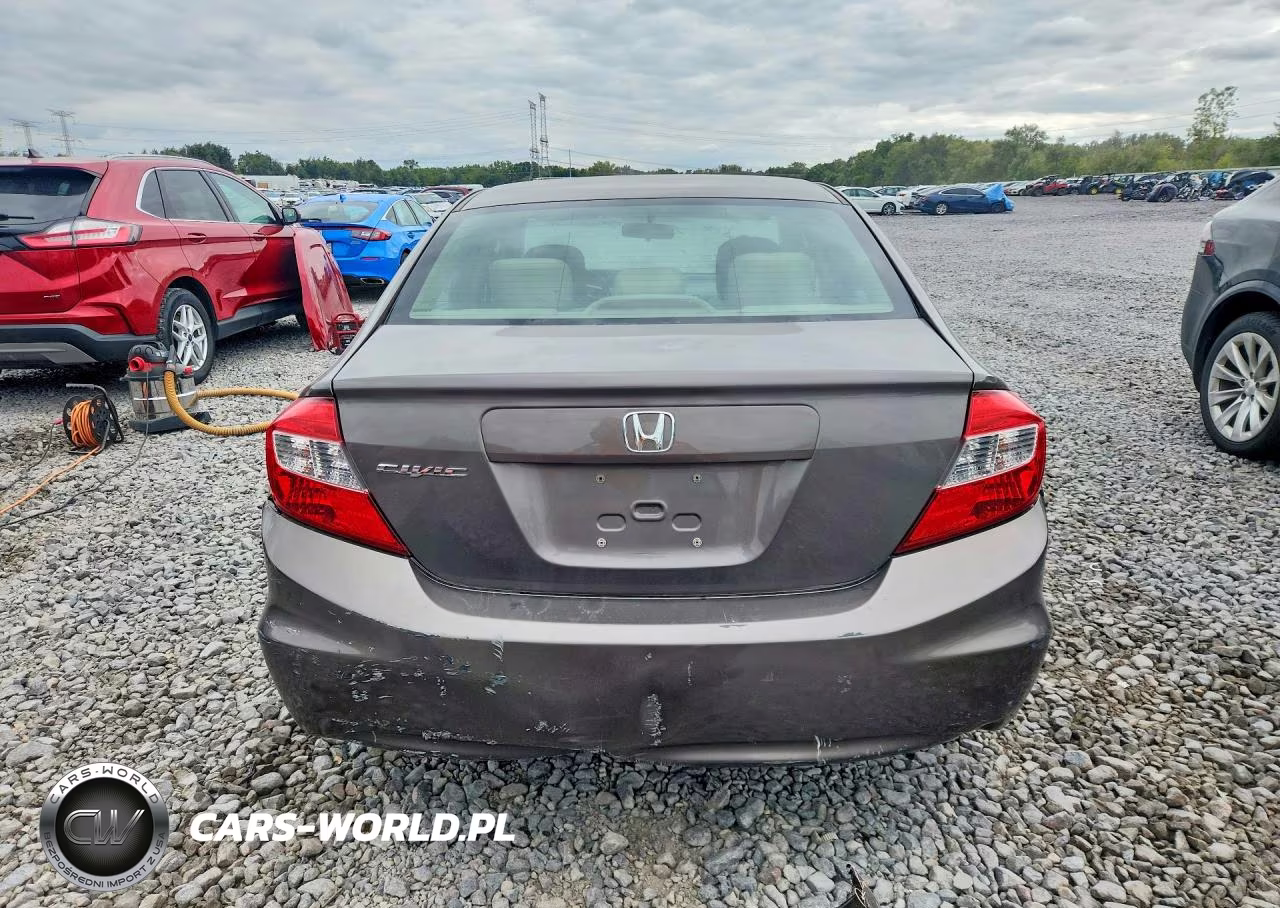 2012 Honda Civic VIN:19XFB2F50CE375076 - 6