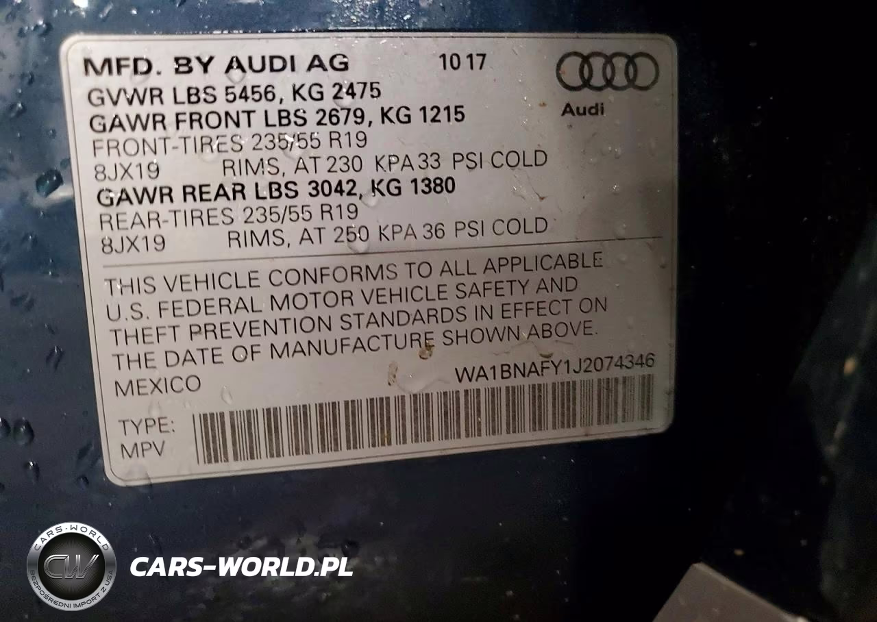 2018 Audi Q5 Premium Plus VIN:WA1BNAFY1J2074346 - 14