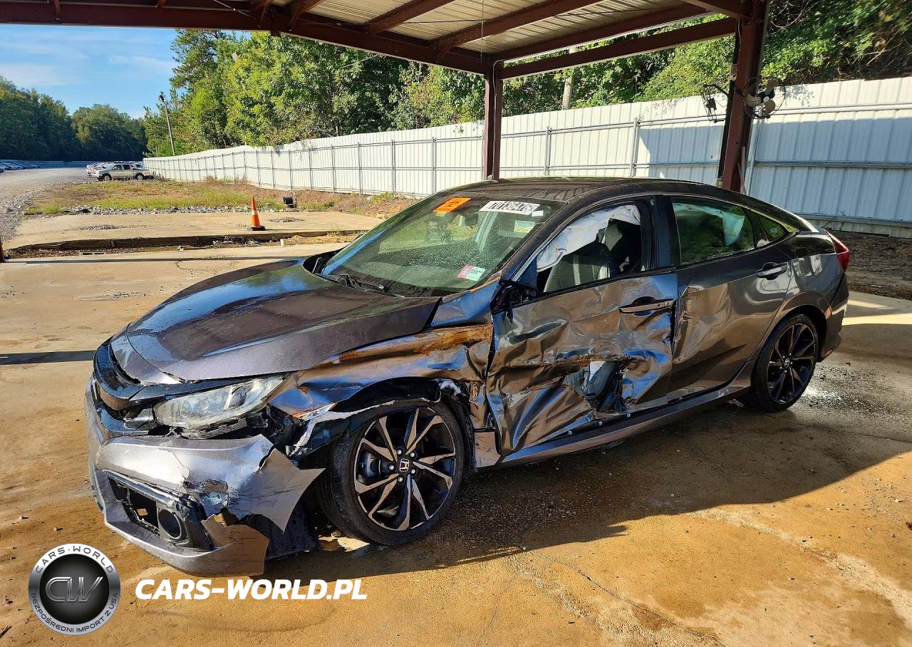 2020 Honda Civic Sport VIN:19XFC2F81LE014897 - 1