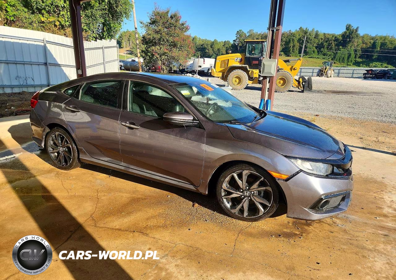 2020 Honda Civic Sport VIN:19XFC2F81LE014897 - 4