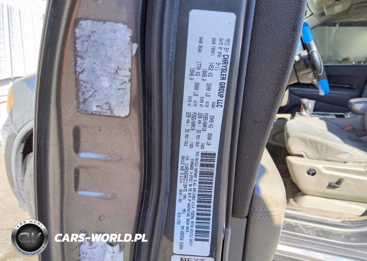 2012 Dodge Durango Crew VIN:1C4RDHDG6CC118476 - 13