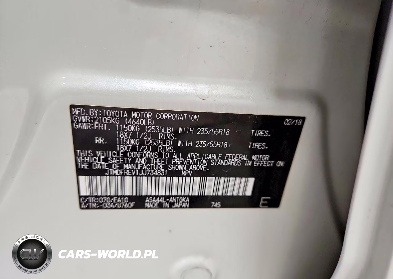 2018 Toyota Rav4 Limited VIN:JTMDFREV1JJ734831 - 13