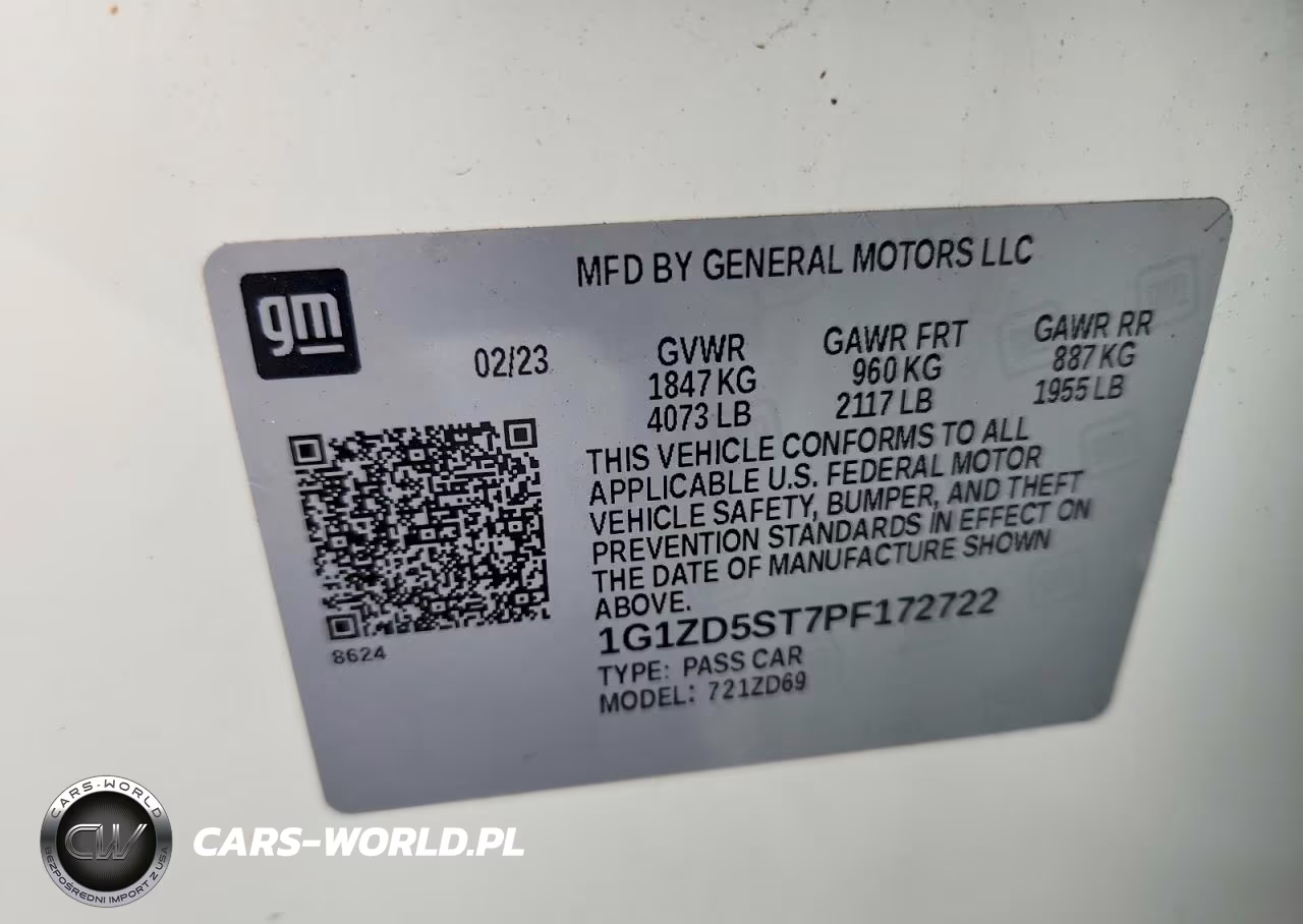 2023 Chevrolet Malibu Lt VIN:1G1ZD5ST7PF172722 - 12