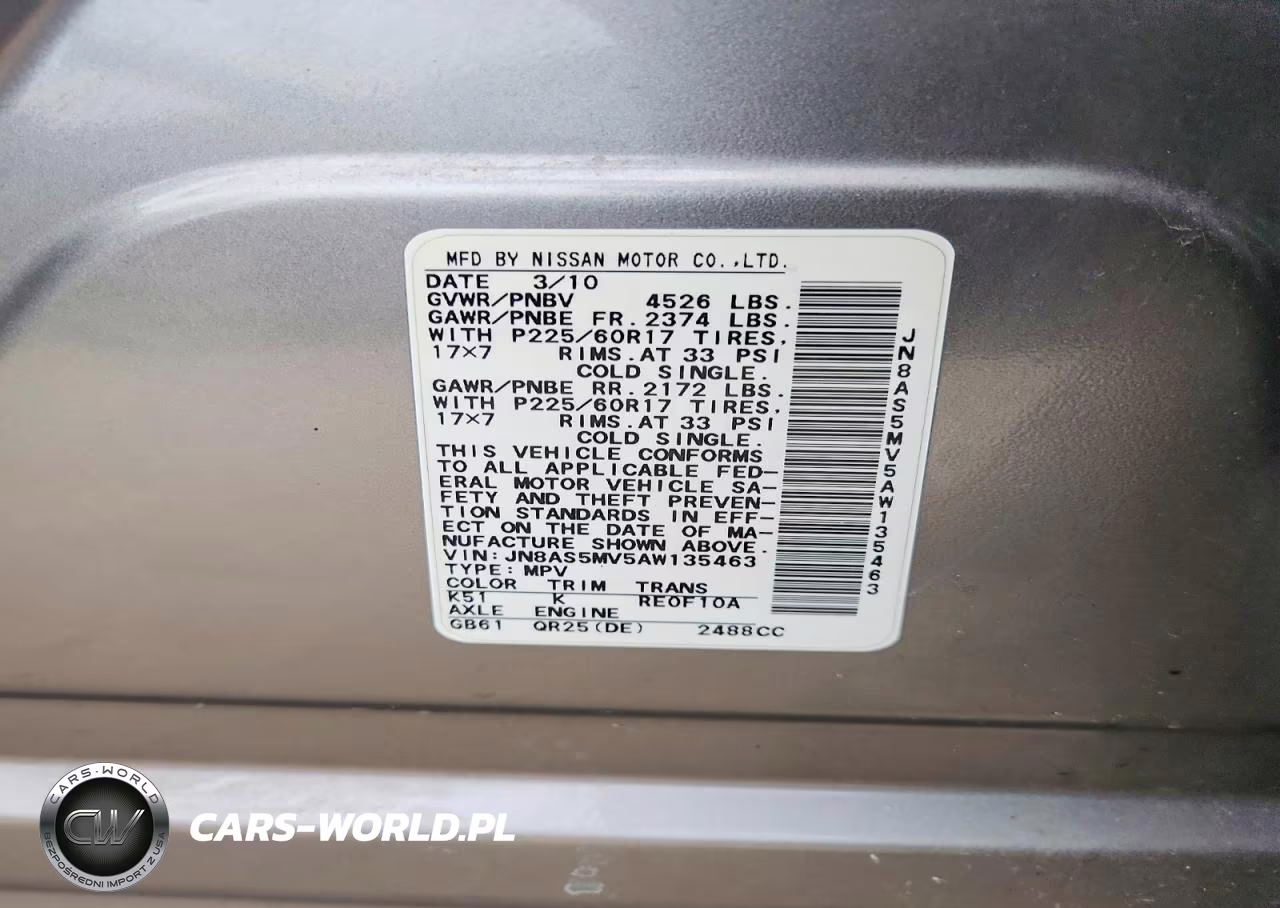 2010 Nissan Rogue S VIN:JN8AS5MV5AW135463 - 12