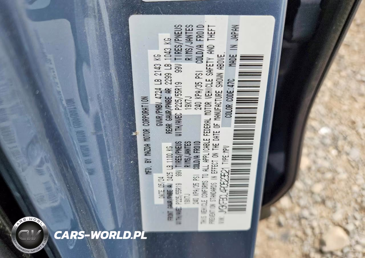 2024 Mazda Cx-5 Preferred VIN:JM3KFBCL4R0523521 - 13