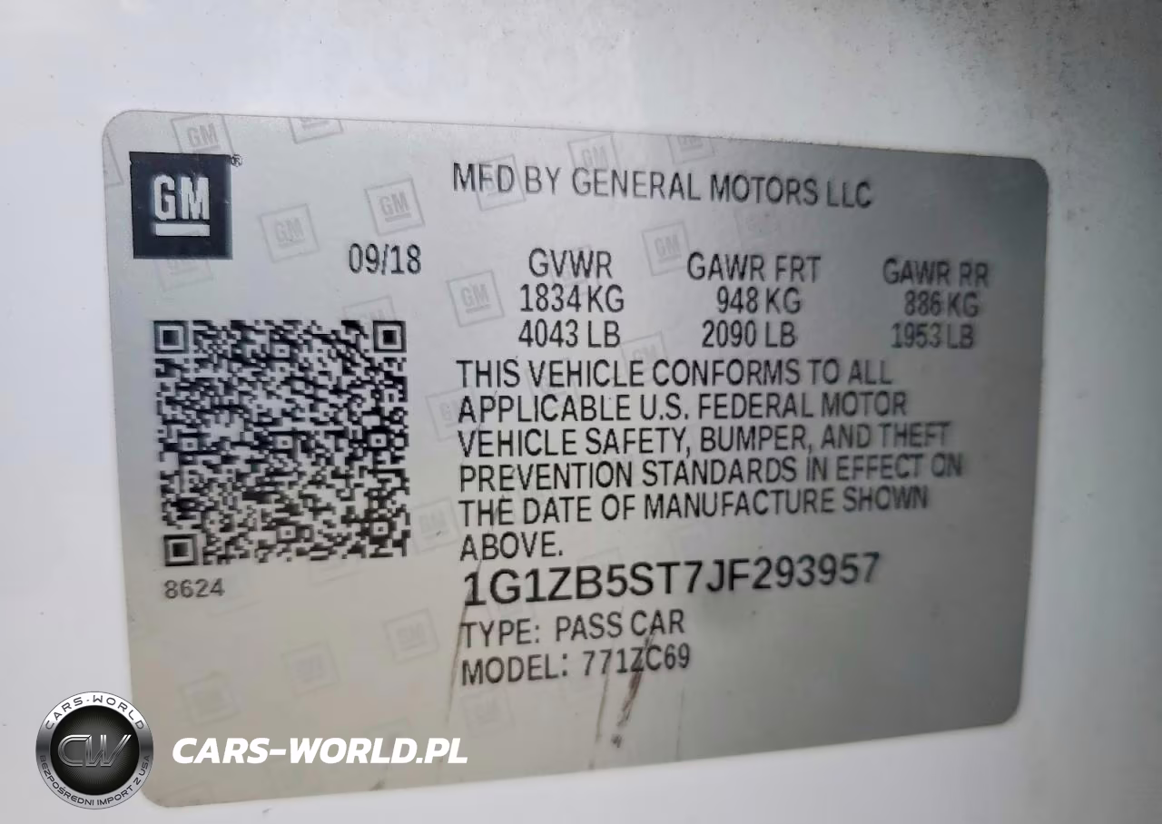 2018 Chevrolet Malibu Ls VIN:1G1ZB5ST7JF293957 - 12