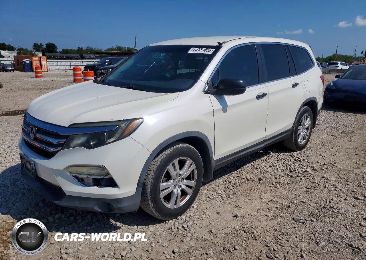 2016 Honda Pilot Lx VIN:5FNYF5H10GB012270 - 1