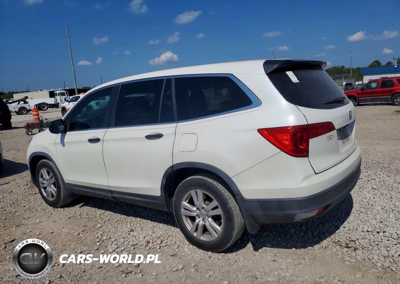 2016 Honda Pilot Lx VIN:5FNYF5H10GB012270 - 2
