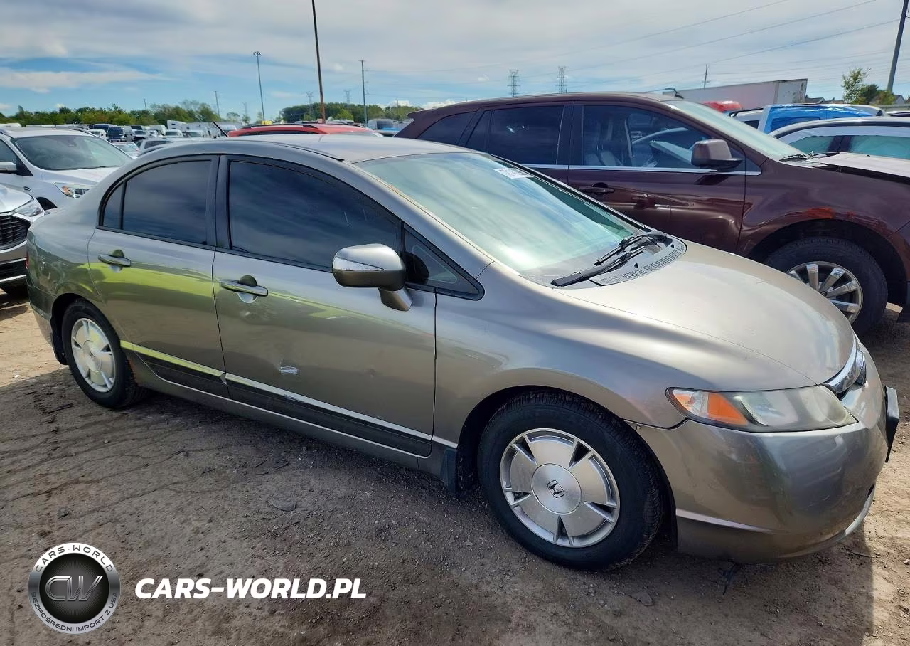 2008 Honda Civic Hybrid VIN:JHMFA36248S019053 - 4