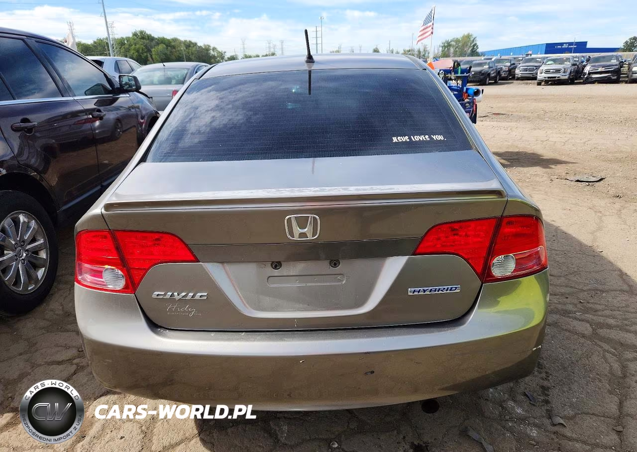 2008 Honda Civic Hybrid VIN:JHMFA36248S019053 - 6