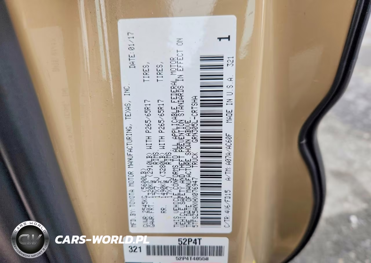 2017 Toyota Tacoma Trd Sport VIN:5TFSZ5ANXHX076947 - 12