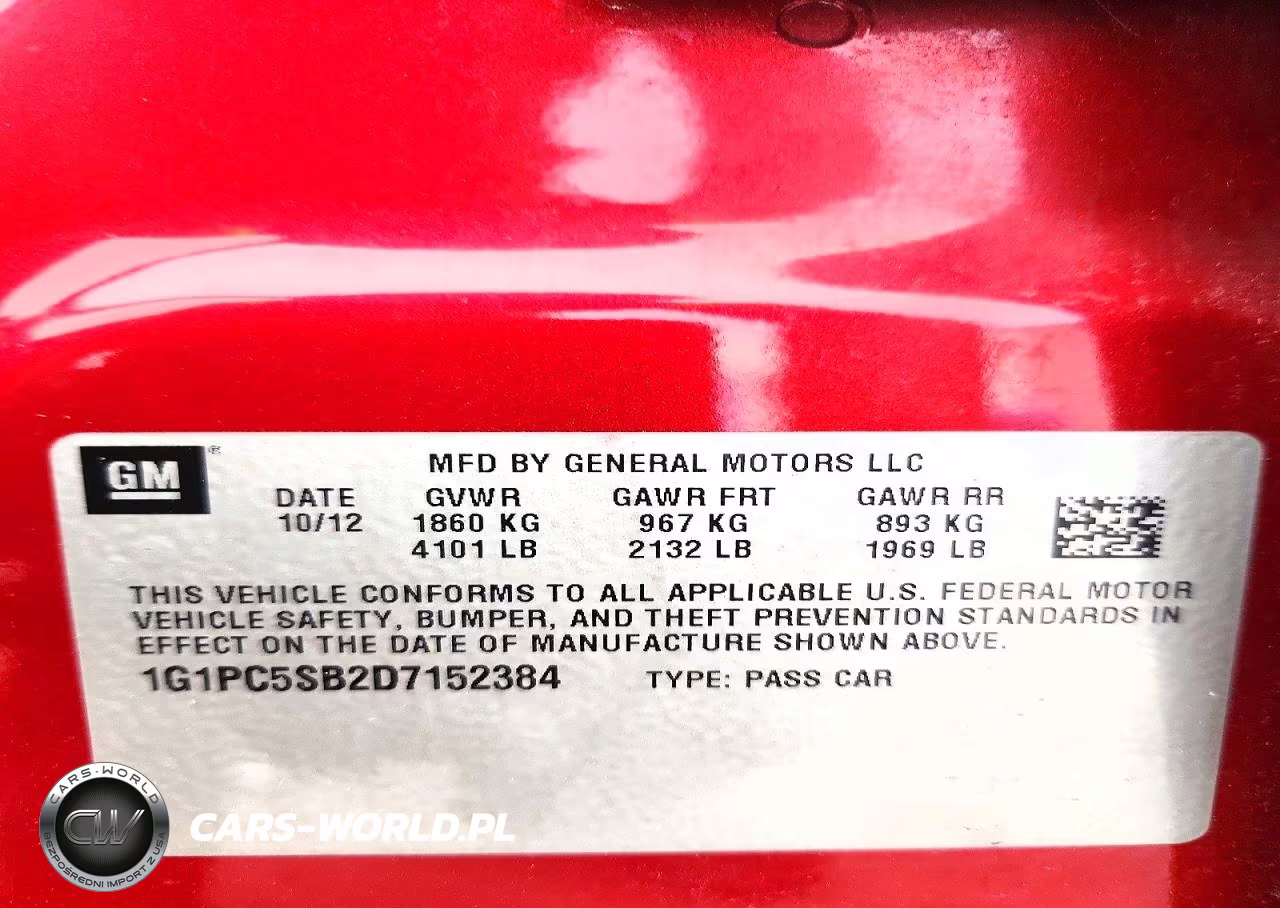 2013 Chevrolet Cruze Lt VIN:1G1PC5SB2D7152384 - 12
