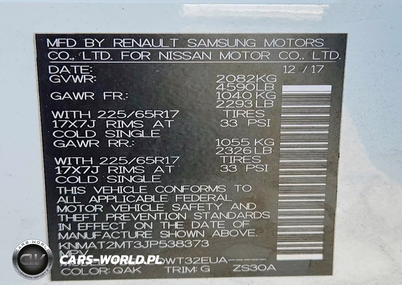 2018 Nissan Rogue Sv VIN:KNMAT2MT3JP538373 - 13