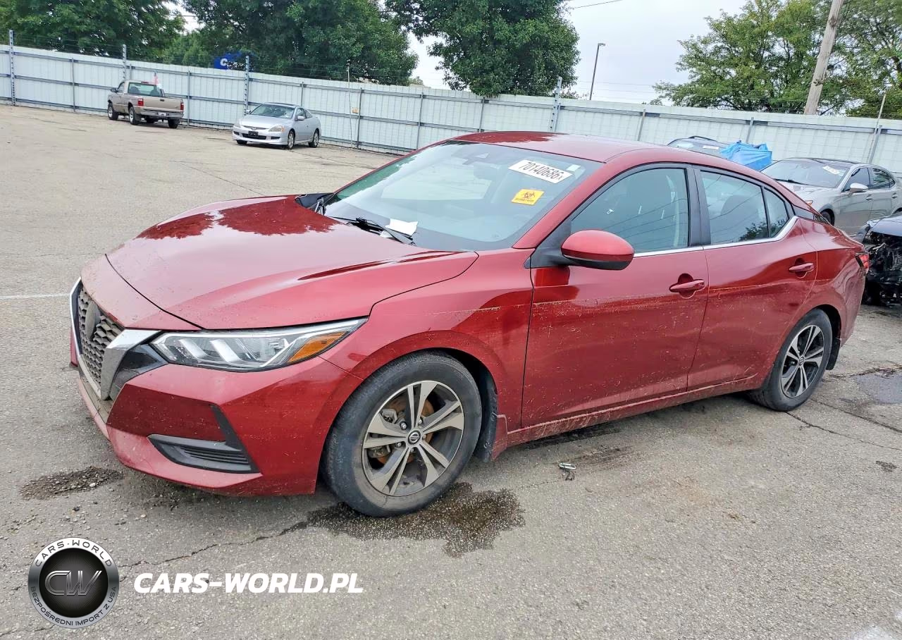2021 Nissan Sentra Sv VIN:3N1AB8CV3MY330380 - 1