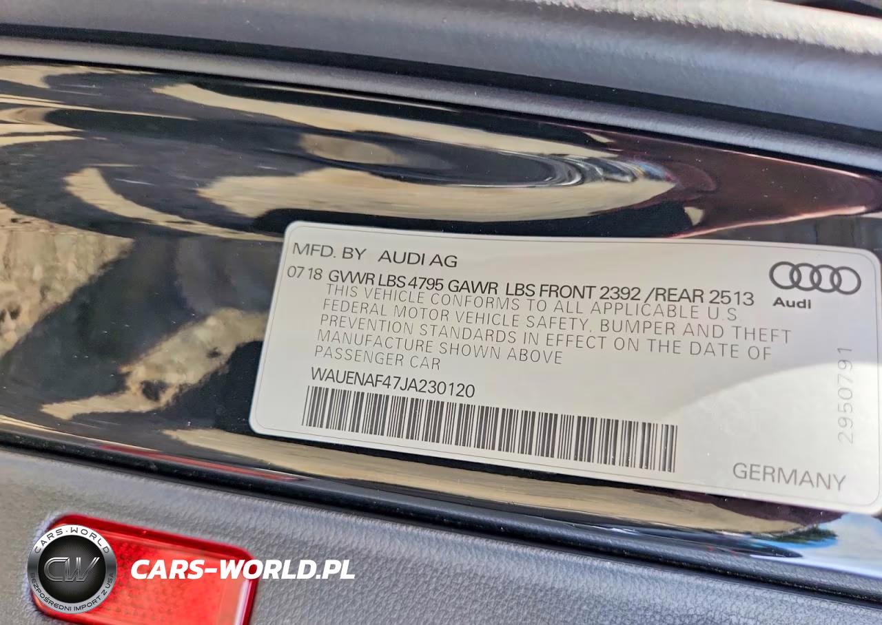 2018 Audi A4 Premium Plus VIN:WAUENAF47JA230120 - 12
