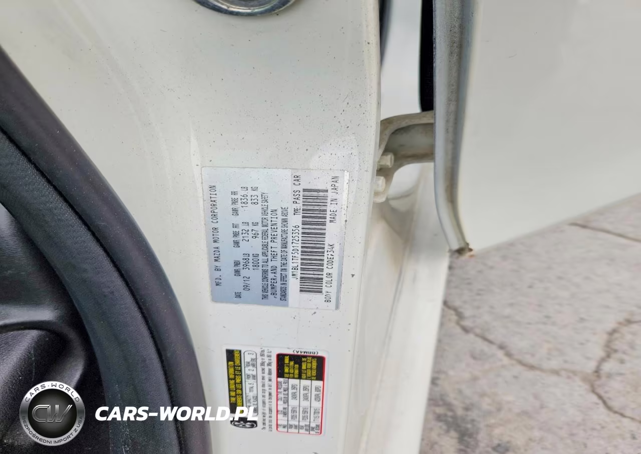 2013 Mazda 3 I VIN:JM1BL1TF5D1725356 - 12