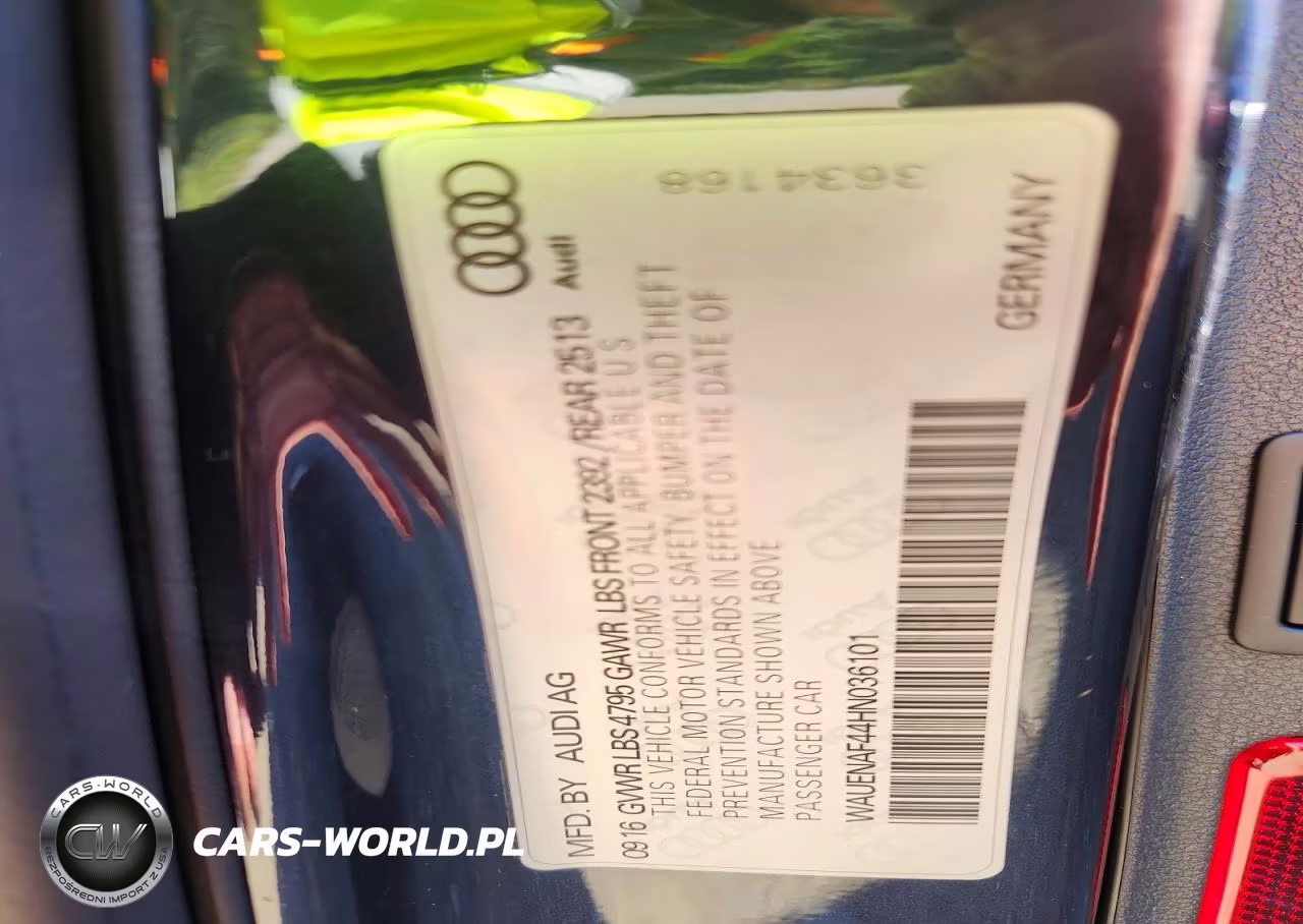2017 Audi A4 Premium Plus VIN:WAUENAF44HN036101 - 12