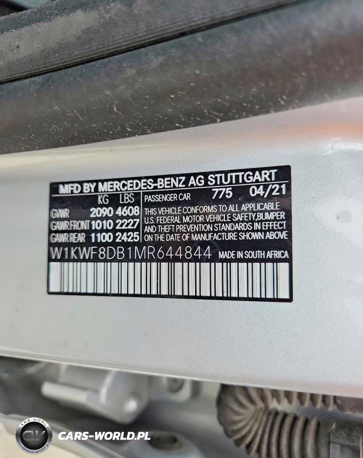 2021 Mercedes-Benz C 300 VIN:W1KWF8DB1MR644844 - 13