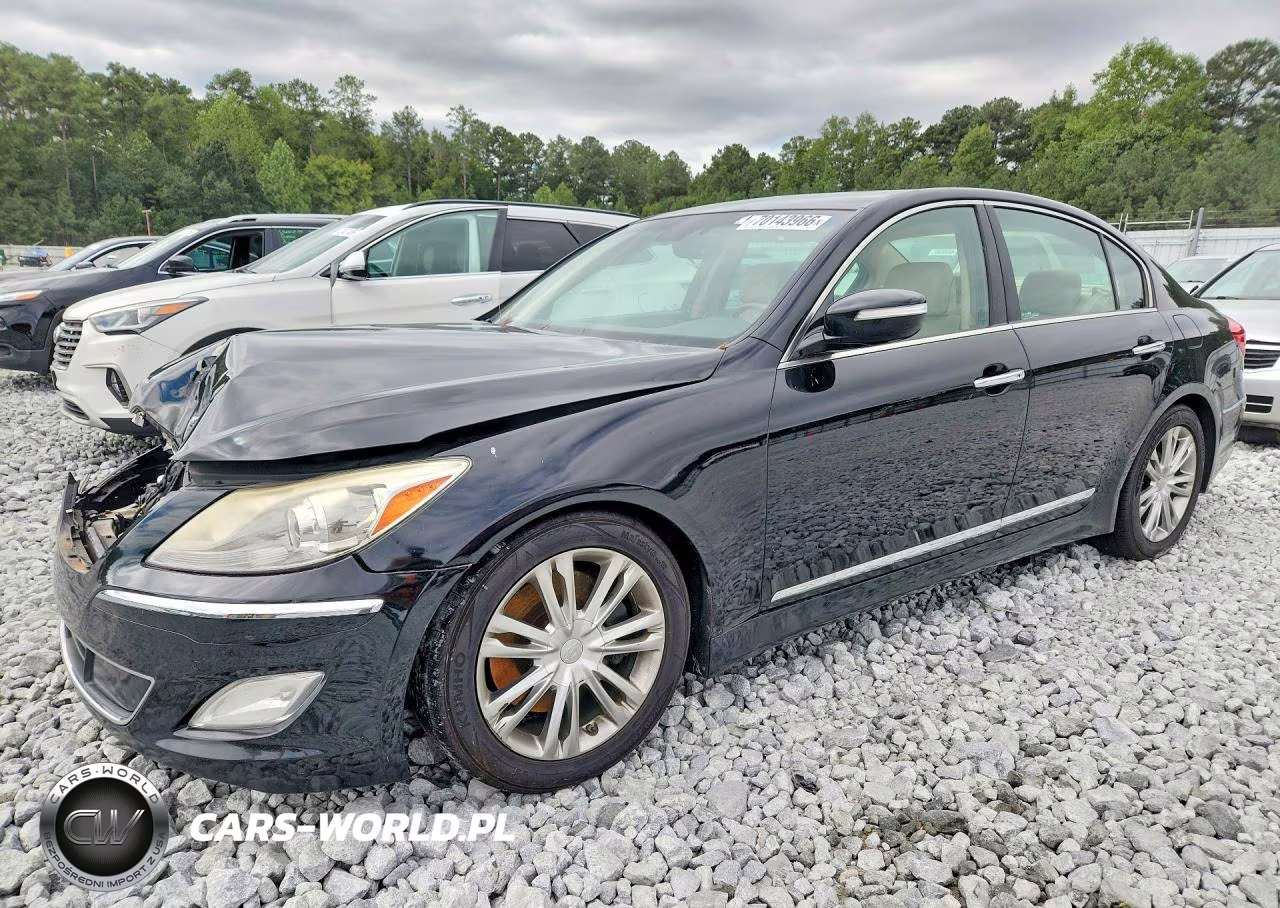 2012 Hyundai Genesis 4.6L VIN:KMHGC4DF0CU207444 - 1