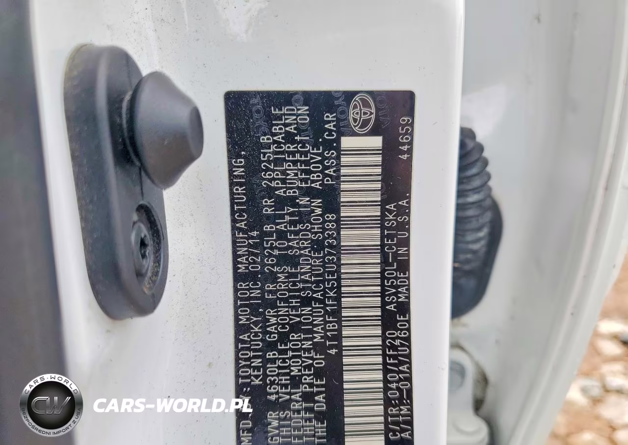 2014 Toyota Camry Se VIN:4T1BF1FK5EU373388 - 12
