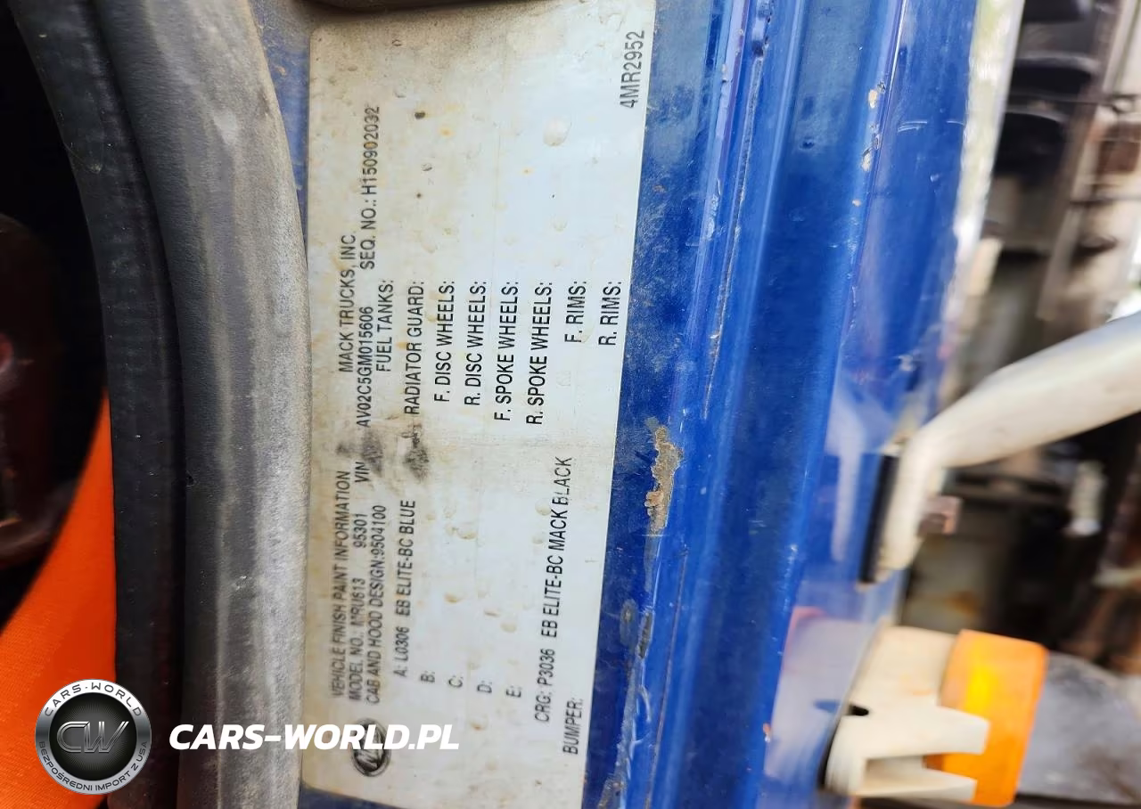 2016 Mack Mru600 Refuse Truck VIN:1M2AV02C5GM015606 - 11