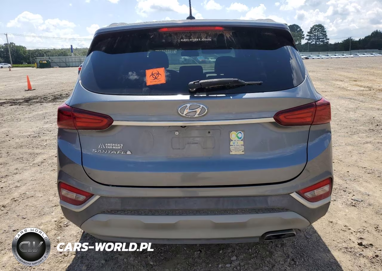 2019 Hyundai Santa Fe Se VIN:5NMS23AD2KH019948 - 6