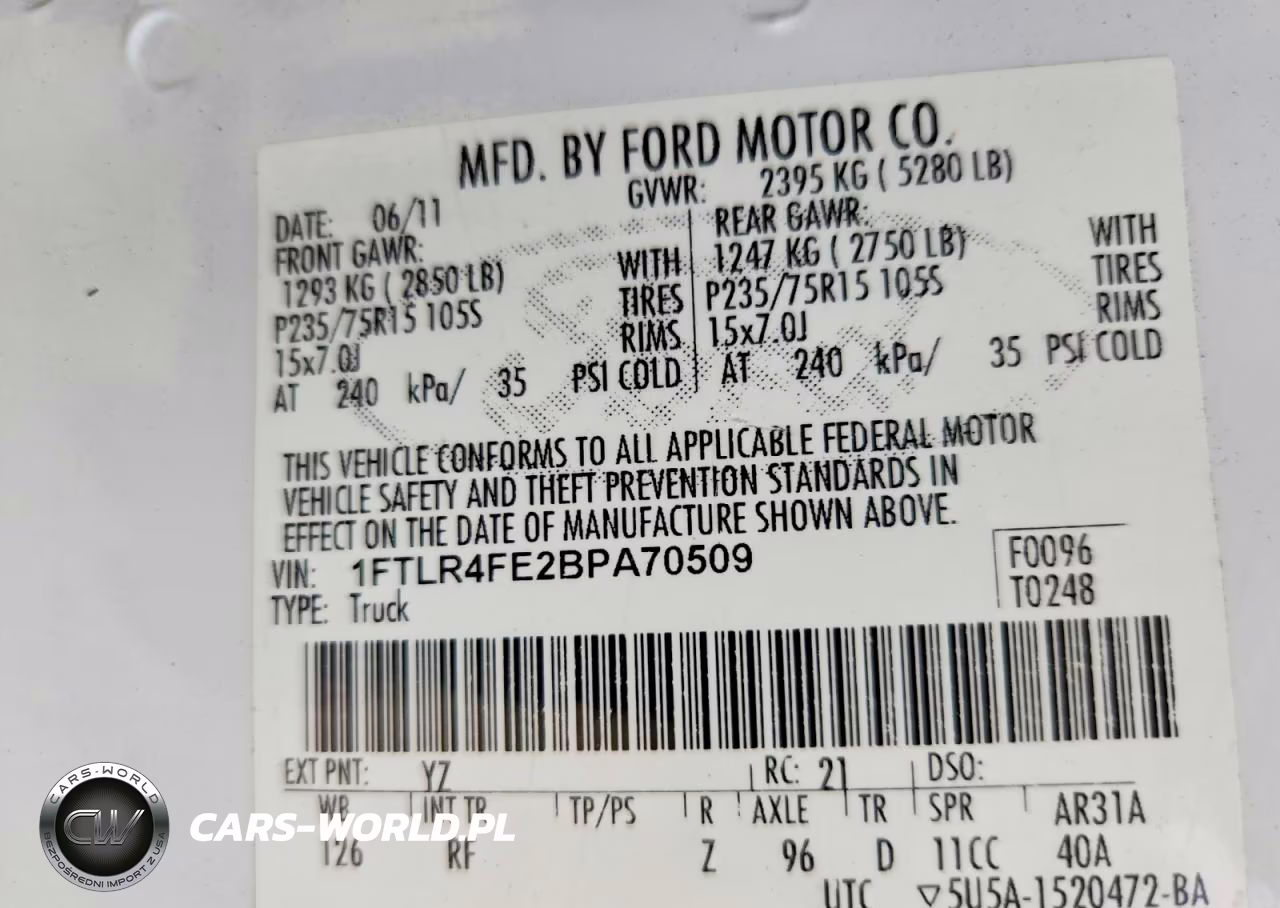 2011 Ford Ranger Super Cab VIN:1FTLR4FE2BPA70509 - 12