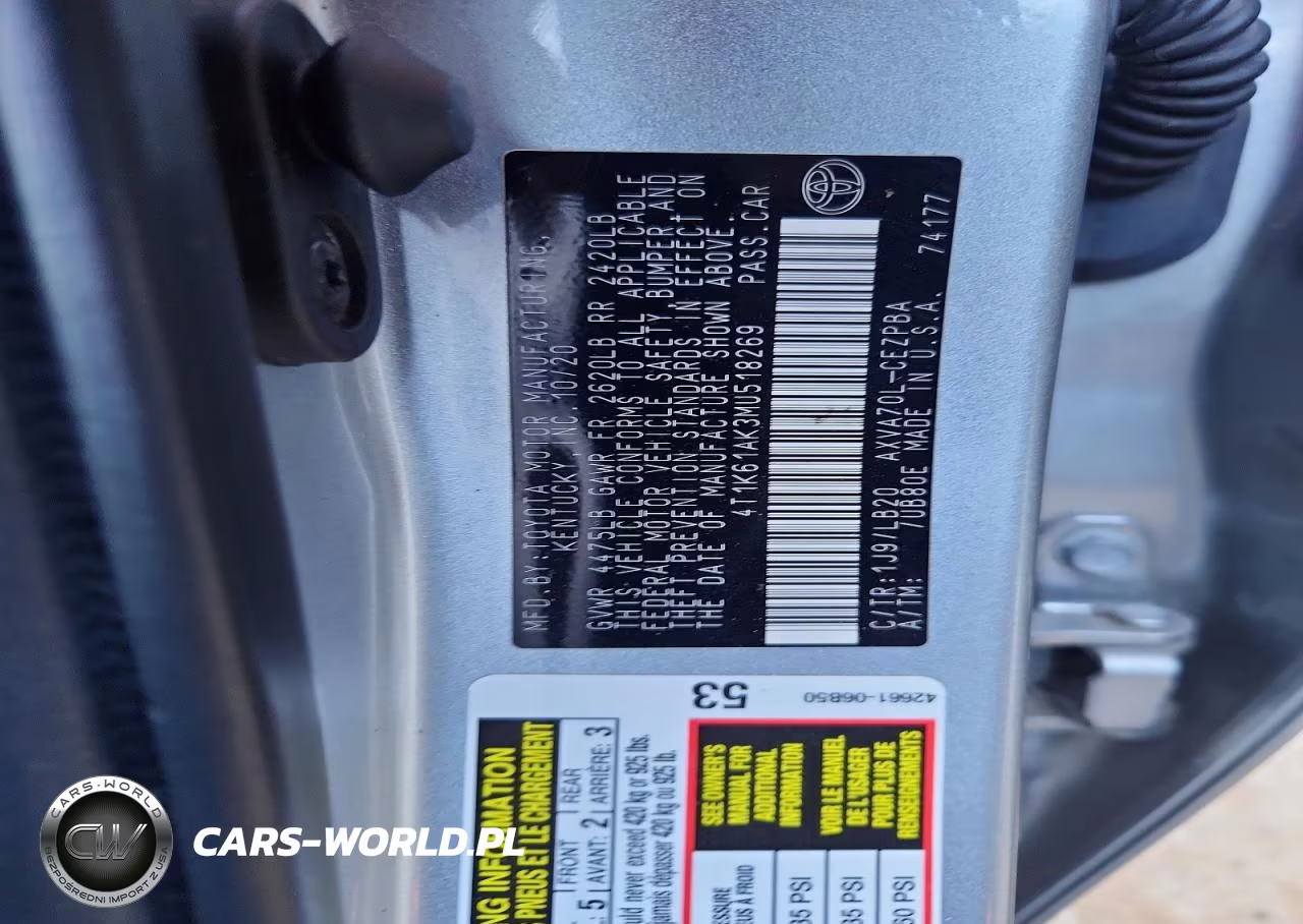 2021 Toyota Camry Xse VIN:4T1K61AK3MU518269 - 12