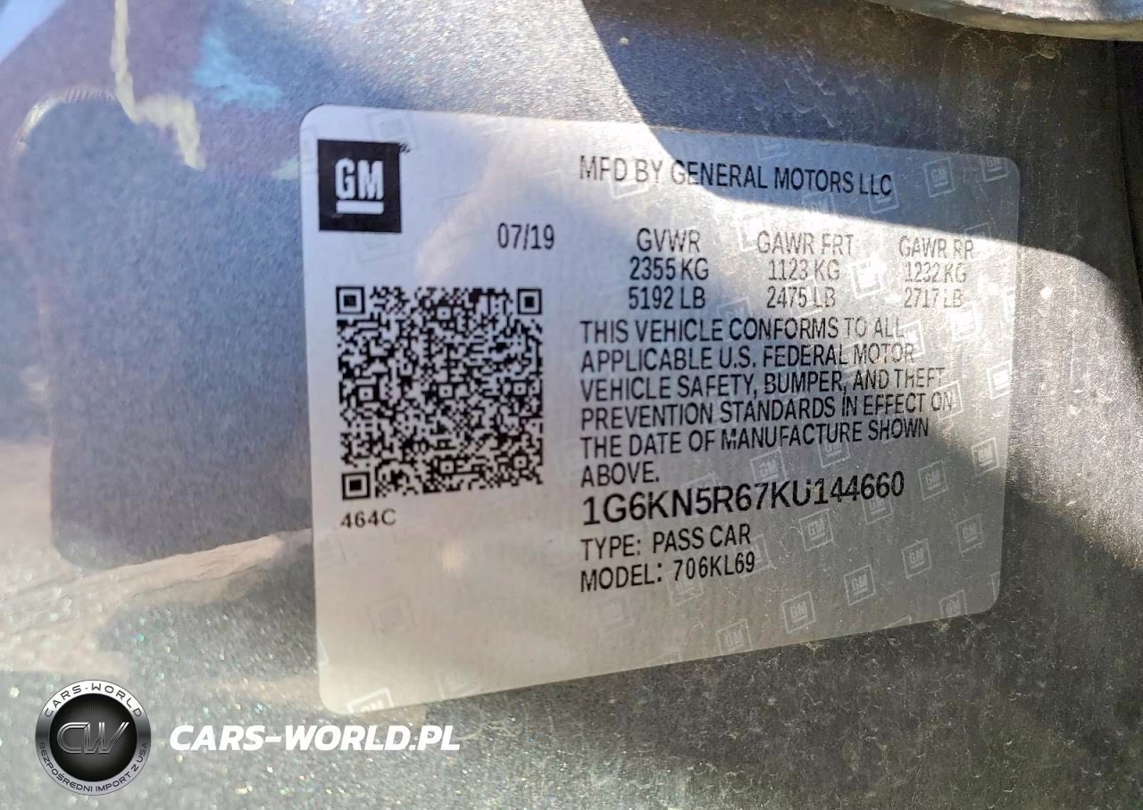 2019 Cadillac Ct6 Sport VIN:1G6KN5R67KU144660 - 12