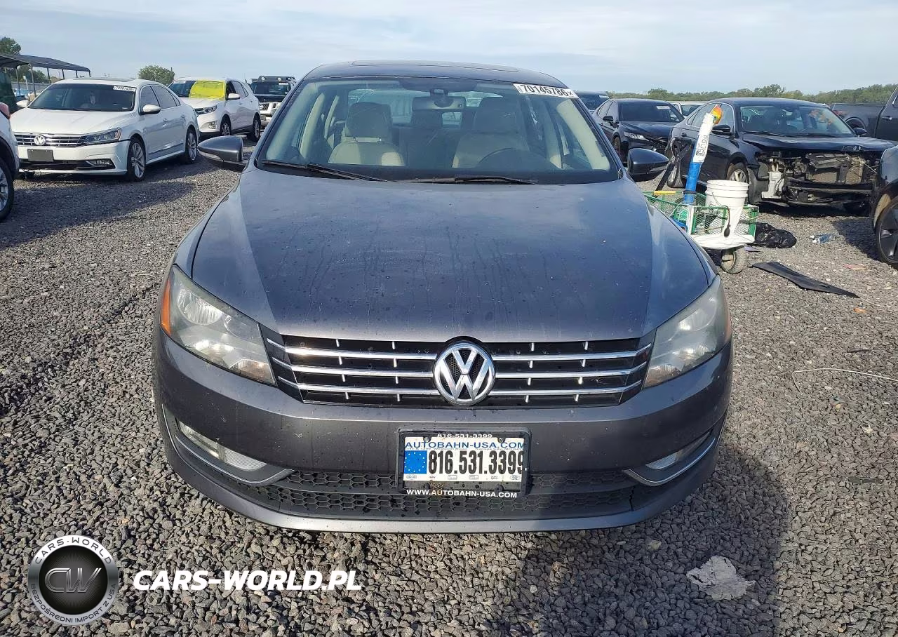 2012 Volkswagen Passat Se VIN:1VWBN7A39CC046258 - 5