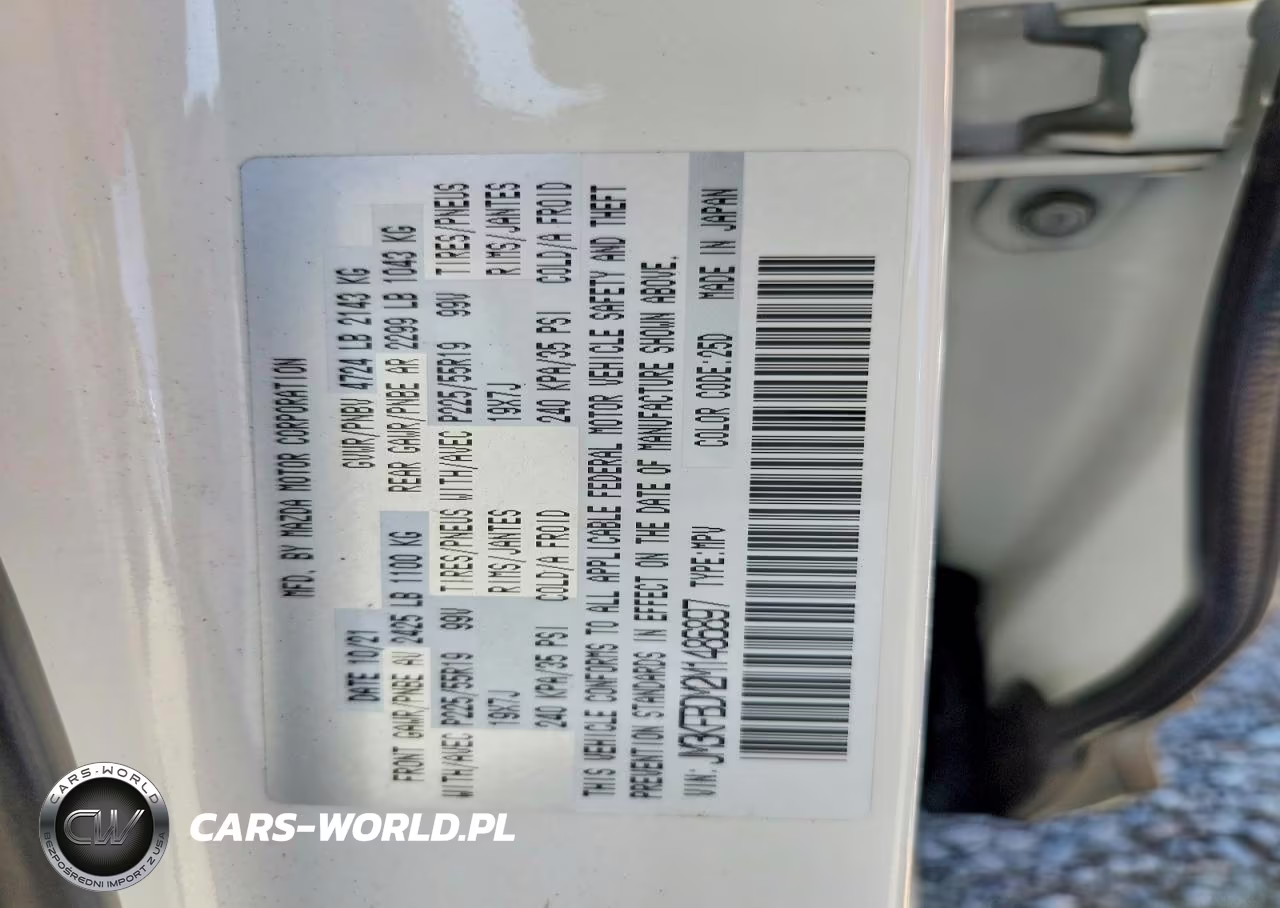 2021 Mazda Cx-5 Grand Touring VIN:JM3KFBDM2M1486897 - 13