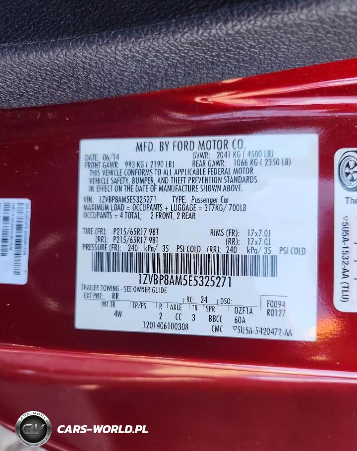 2014 Ford Mustang VIN:1ZVBP8AM5E5325271 - 12
