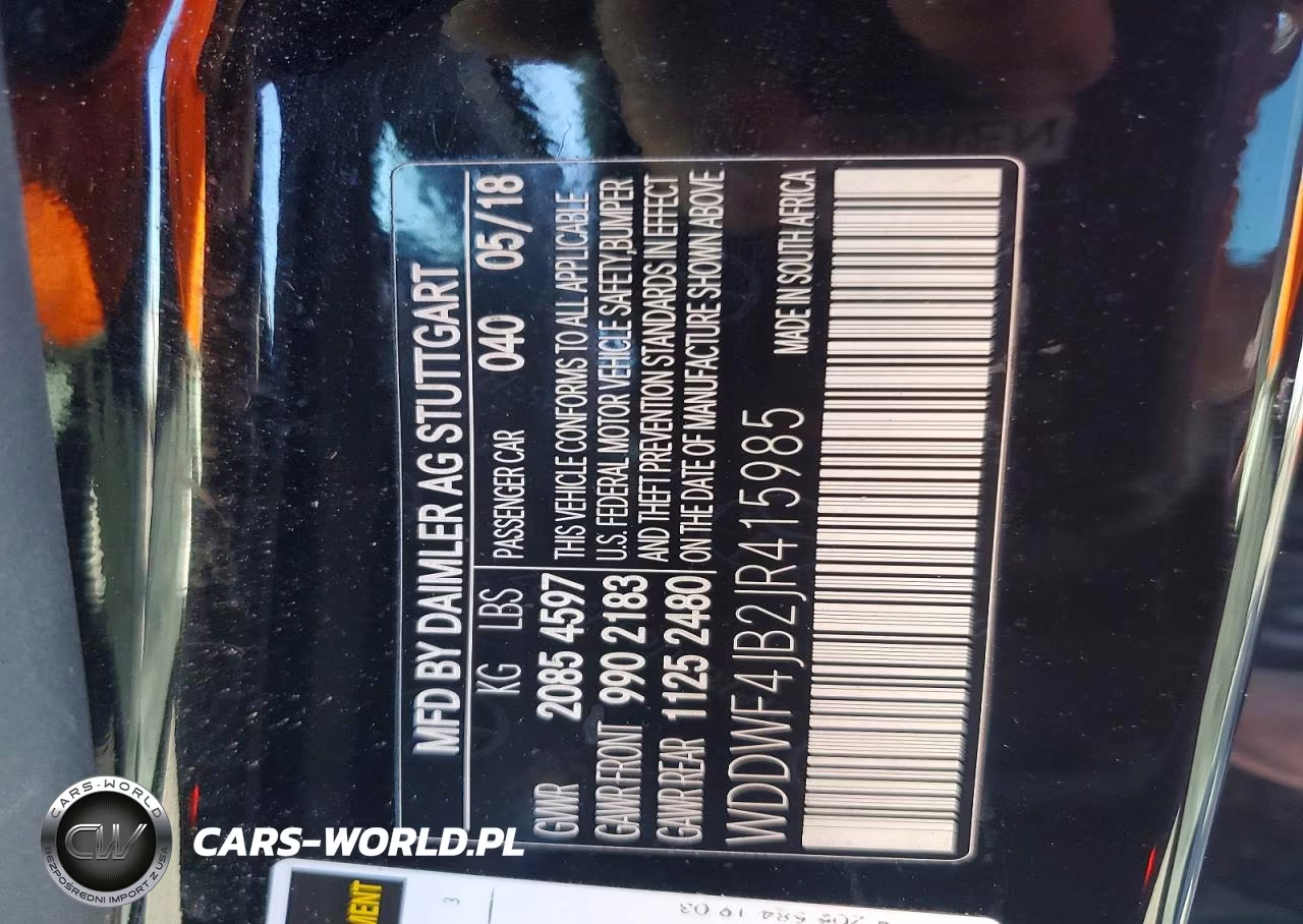 2018 Mercedes-Benz C 300 VIN:WDDWF4JB2JR415985 - 12